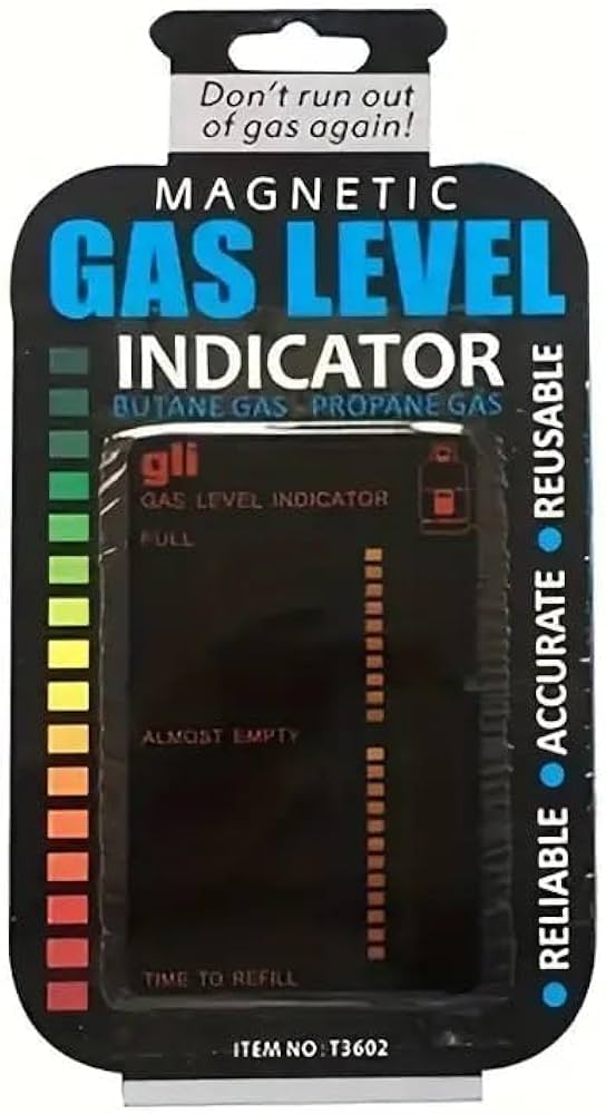 Magnetic Gas Level Indicator Reusable Propane Fuel Level Indicator